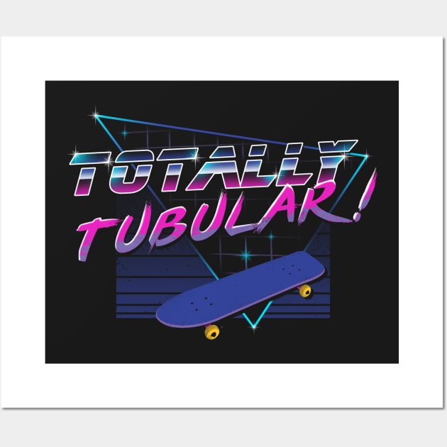 Totally Tubular Wall Art by Vincent Trinidad Art